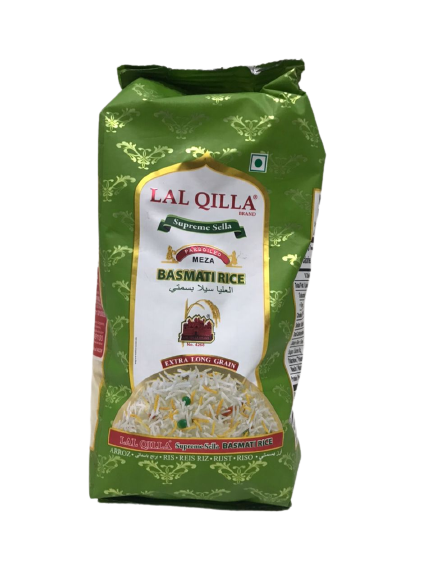 Lal Qilla Supreme Sella Parboiled Basmati Rice - Green - 1Kg