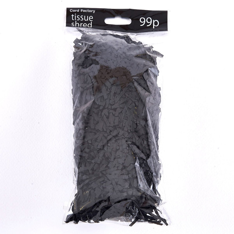 Giftmaker Black Shredded Tissue Paper 25g - OgaDiscount
