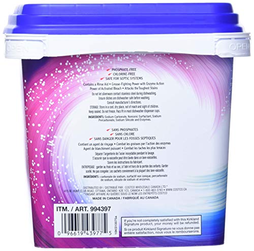 Kirkland Signature Dishwasher Tablets, 115 Pack - OgaDiscount