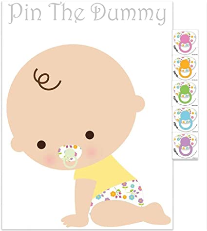 Baby Shower Pin Dummy On Baby Game - OgaDiscount