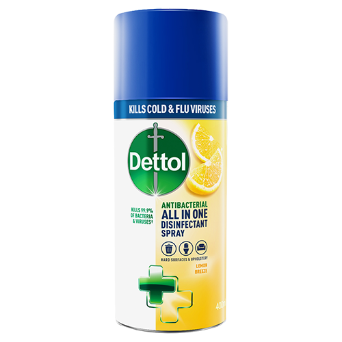 Dettol All In One Disinfectant Spray Lemon Breeze 400ml - OgaDiscount