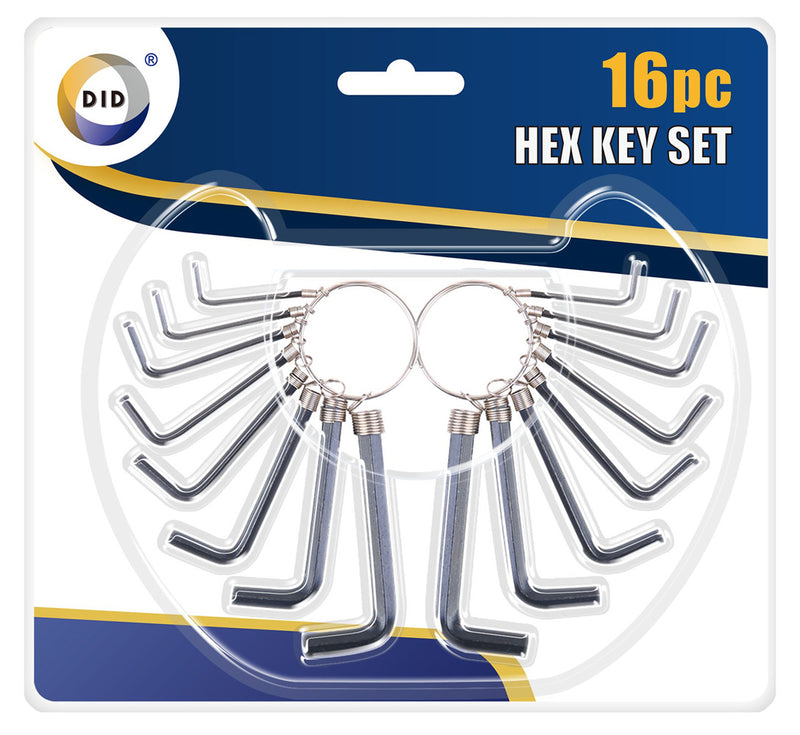 Did Hex Key Set 16pc - OgaDiscount