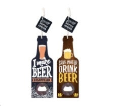 Wooden Beer Bottle Opener 2 Assorted Designs - OgaDiscount