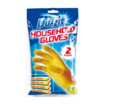 Duzzit Household Gloves Large 2 Pairs - OgaDiscount