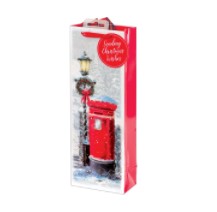Giftmaker Christmas Post Box Gift Bag Bottle - OgaDiscount