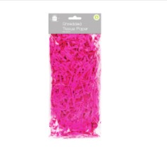 Giftmaker Pink Shredded Tissue Paper 25g - OgaDiscount