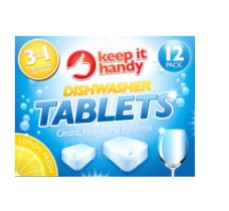 Keep It Handy Dishwasher Tablets 12 Pack - OgaDiscount