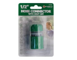 Marksman 1/2" Hose Connector With Shut Off - OgaDiscount