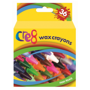 Cre8 Wax Crayons 36pk - OgaDiscount