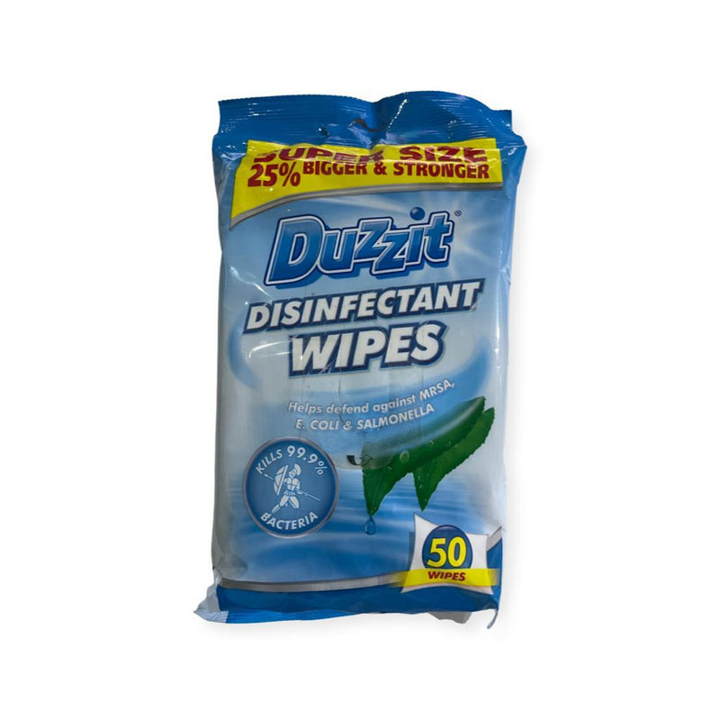 Duzzit Disinfectant Wipes 50 Pack - OgaDiscount