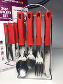 24pc Stainless Steel Cutlery Set - OgaDiscount