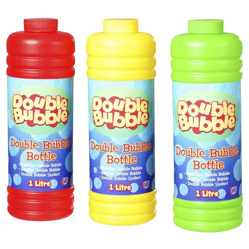 Double Bubble Bubble Bottle Assorted Colours 250ml Cdu - OgaDiscount