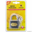 Marksman 38mm Black Iron Padlock - OgaDiscount