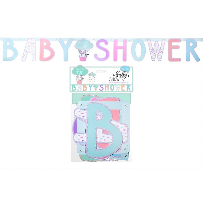 Baby Shower Letter Banner - OgaDiscount